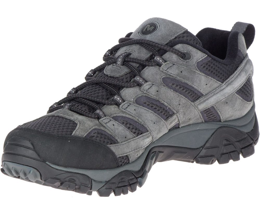 Merrell Hiking Shoes Grey - Moab 2 Ventilator - Mens 39ZFEPUXS